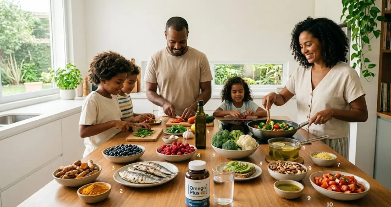 10 Alimentos Anti-inflamatórios