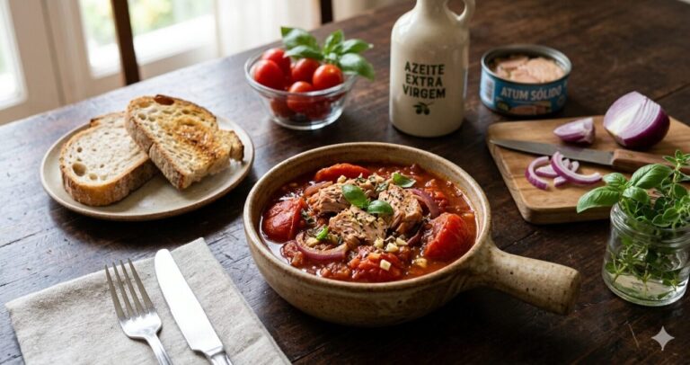Atum com Tomate Receita Anti-Inflamatória Rico em Ômega-3