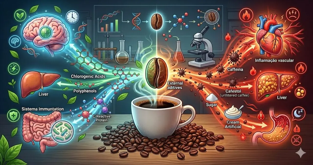 Café inflama ou ajuda o organismo Descubra a verdade científica