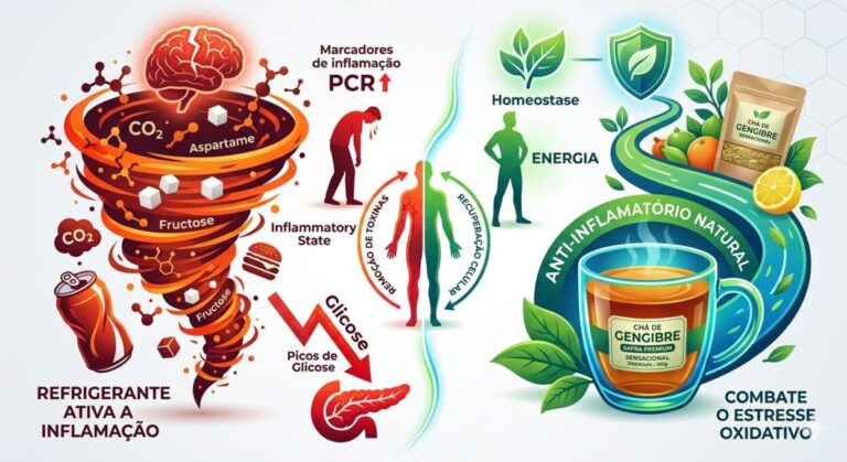 Refrigerante aumenta a inflamação