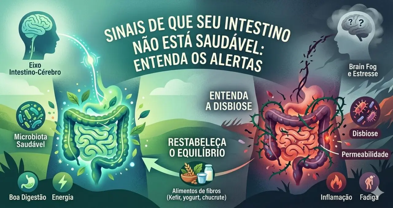 Sinais de que seu intestino não está saudável entenda os alertas